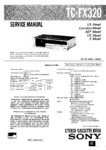 Manuel de service