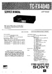 Manuel de service