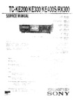 Manuel de service