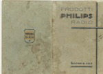 Philips Catalogue Prodotti Philips 1931