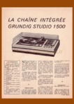 Grundig Studio 1600 Article