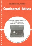 Continental Edison CT 9630 et CT 9630A • Manuel de service