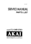Akai GX-630 D • Manuel de service