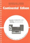 Continental Edison CT 9740 et CT 9740A • Manuel de service