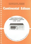CONTINENTAL EDISON LE 9763 LE 9765