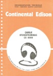 Continental Edison CS 9669 Manuel de service