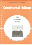 CONTINENTAL EDISON TD 9751